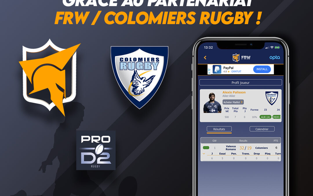 Colomiers Rugby devient partenaire de Fantasy Rugby World