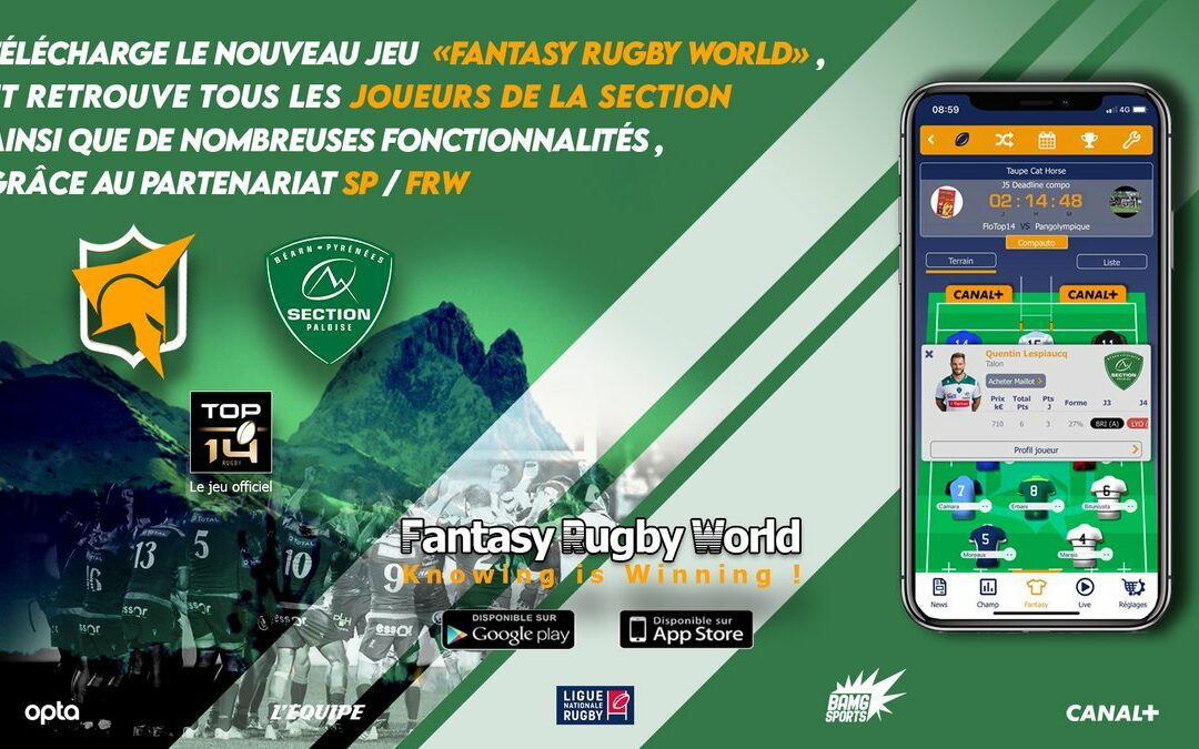 La SECTION en partenariat avec FANTASY RUGBY WORLD