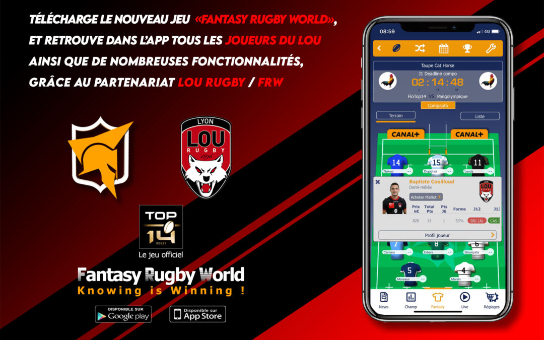 Le LOU se lance dans Fantasy Rugby World!