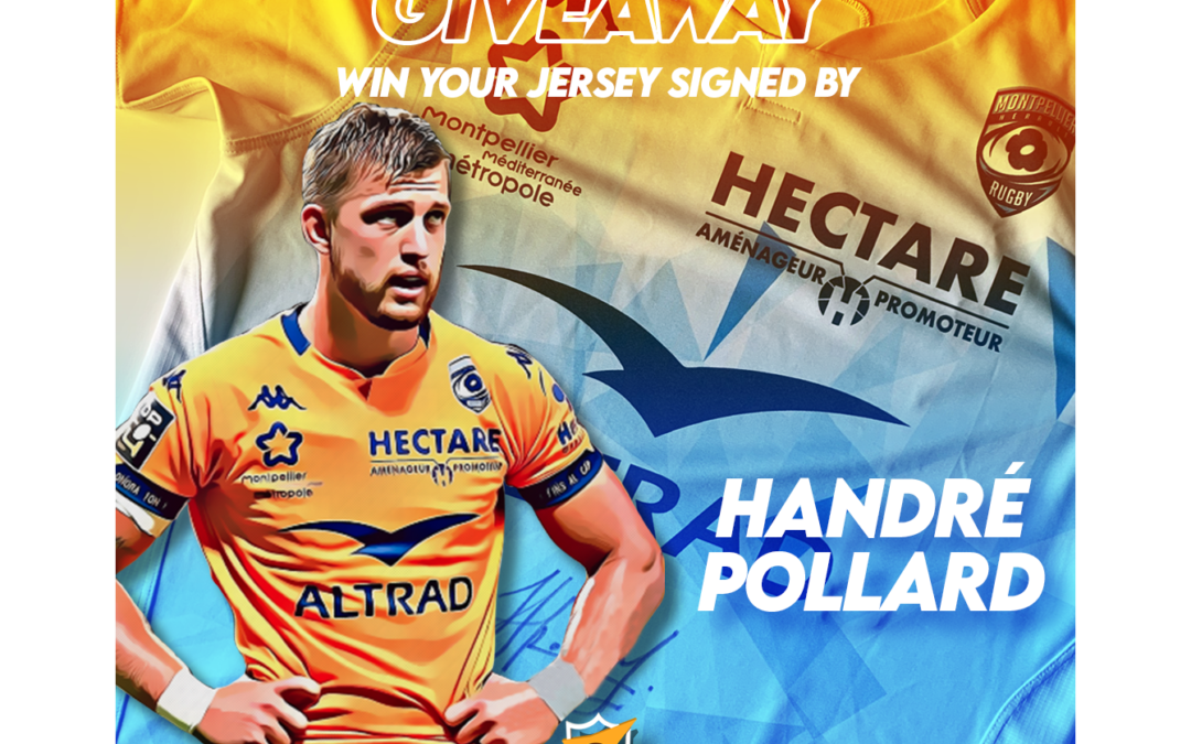 Giveaway – Win a MHR jersey signed by Handré Pollard